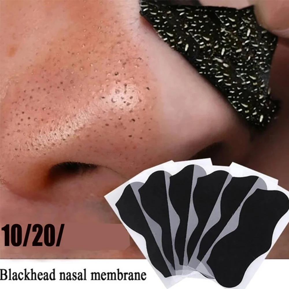 

10pcs/box Nose Blackhead Remover Mask Deep Cleansing Skin Care Shrink Pore Acne Treatment Mask Nose Black dots Pore Clean Strips