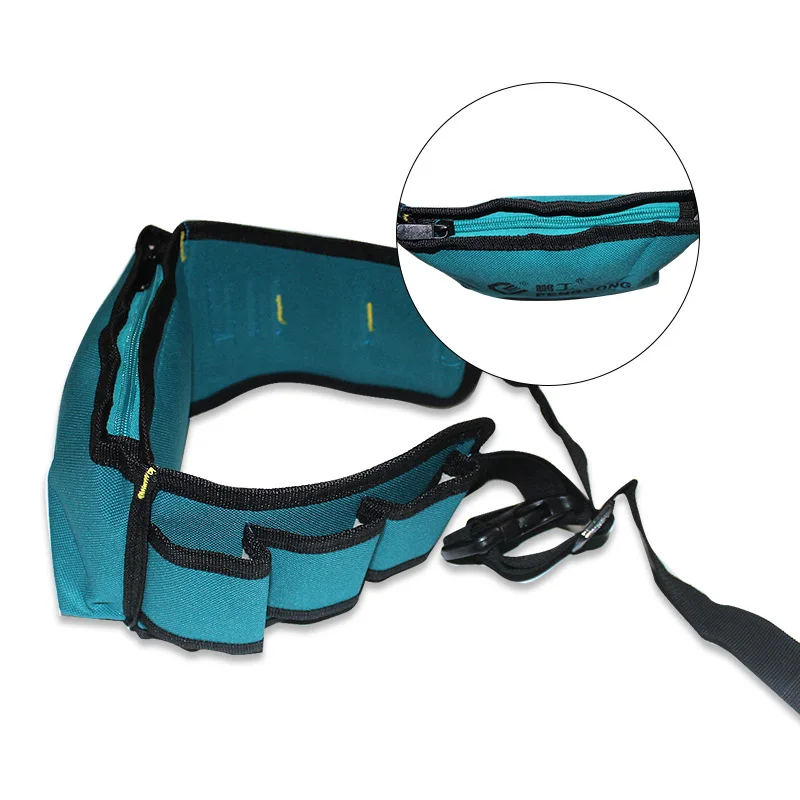 

Hardware Tools Bag Pocket Belt Waist Pouch Tools Storage Holder Toolkit Oxford Cloth Multifunctional Bag Waist Bag