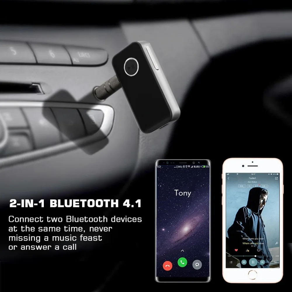 Bluetooth стерео RCA Aux 3 5 мм аудио адаптер беспроводной музыкальный ресивер громкой