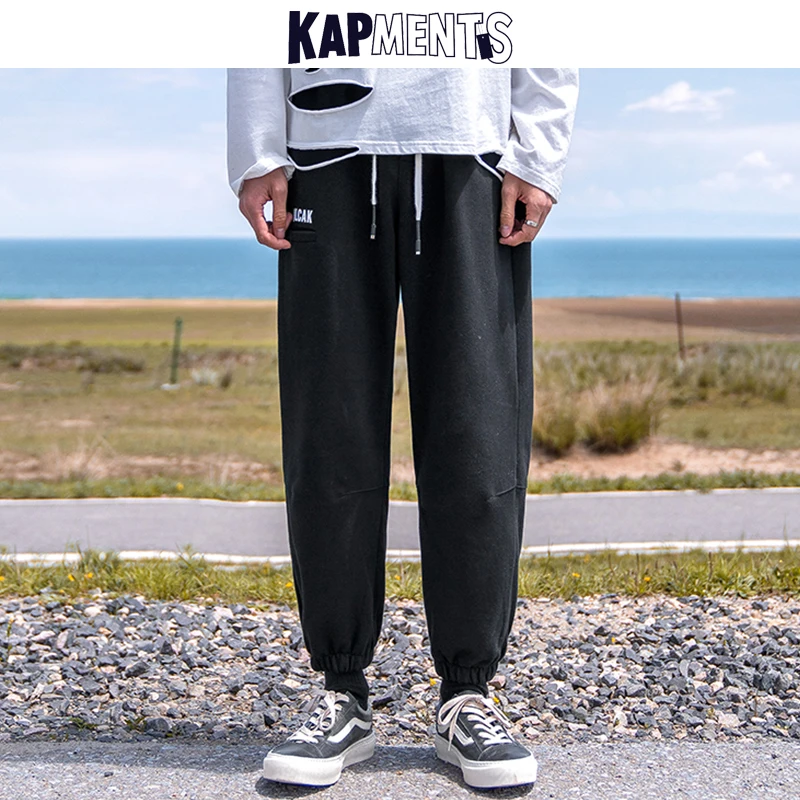 

Кап Для мужчин TS Для мужчин Харадзюку уличная одежда детей постарше мягкие тренировочные Штаны 2021 Весна Для мужчин s корейские модные черны...