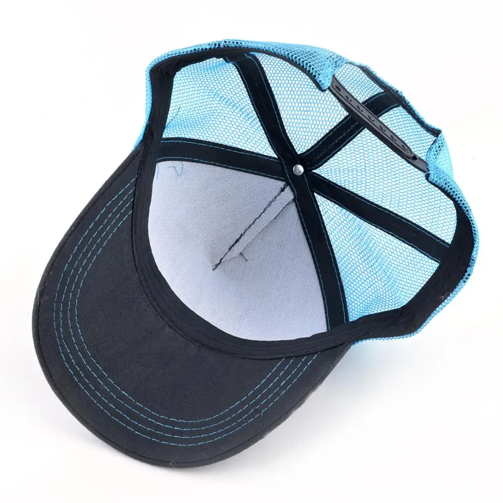 Бейсболка Мужская/Женская сетчатая дышащая Кепка с козырьком уличная модная в