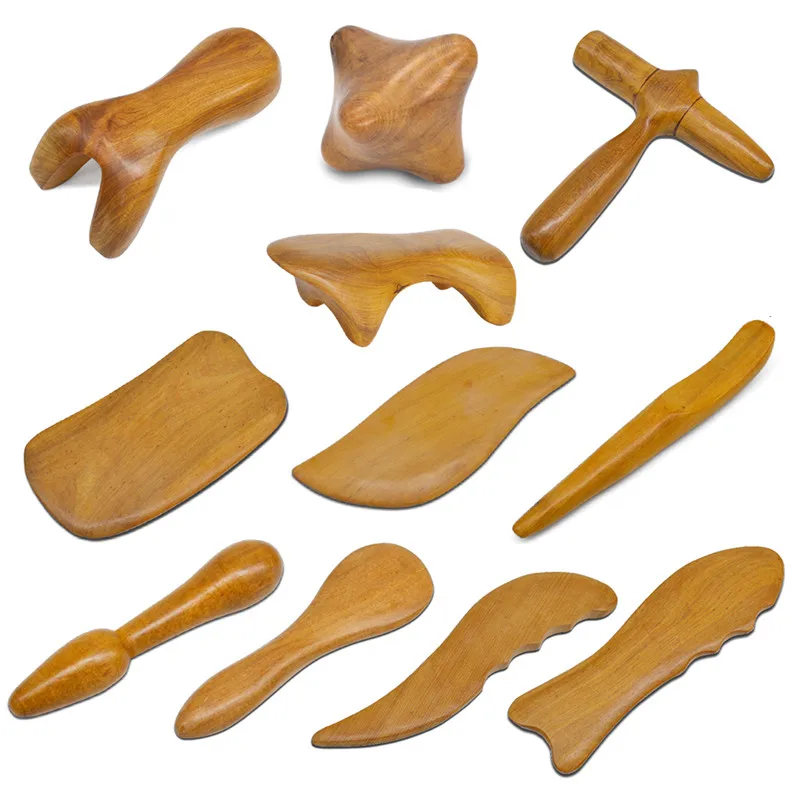 

Body Neck Trigeminal Massage Wood Massager Body Relax Fragrant Wood Wooden SPA Therapy Massager Blood Circulation