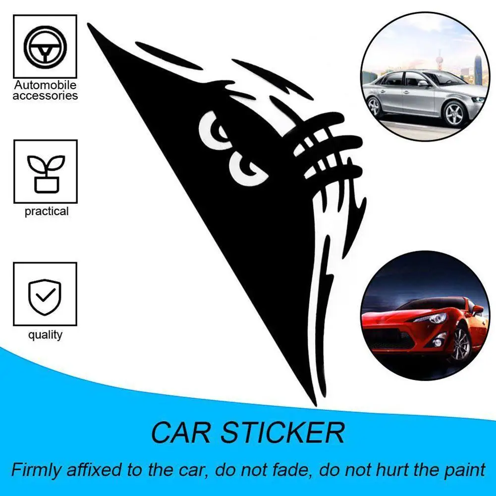 

Waterproof Self-adhesive Car Sticker Scratch Cover Decal Auto Decoration Funny Peeking 3D Big Eyes Sticker Car Styling