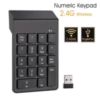 2 4ghz wireless keyboard mini keyboard usb numeric keypad numpad 18 keys wireless number numeric keyboard for computer laptop