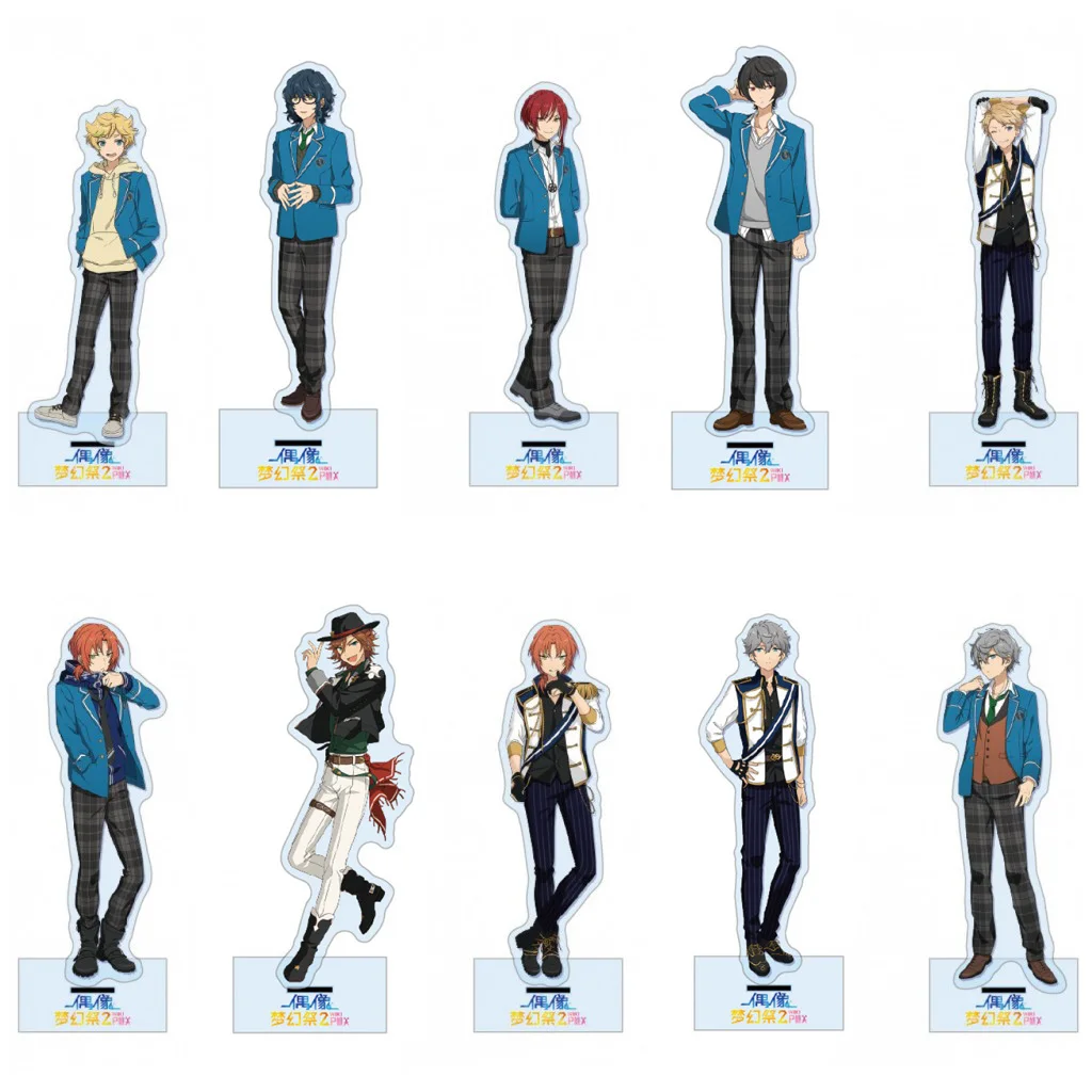

Anime Ensemble Stars Tsukinaga Leo Sena Izumi Sakuma Ritsu Acrylic Stand Figure Model Plate Toy Cosplay Collection Xmas Gift