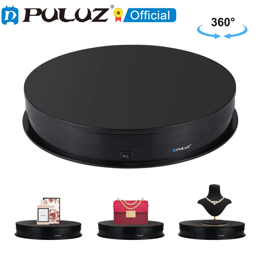 

PULUZ 30cm 15cm USB Electric Rotating 360 Degree Turntable Display Stand Holder Video Shooting Props Photography Turntable