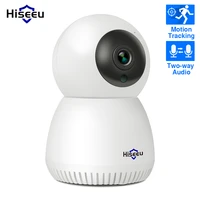 hiseeu 1080p 2mp home security wifi ip camera two way audio wireless camera auto tracking sd card for wireless camera system