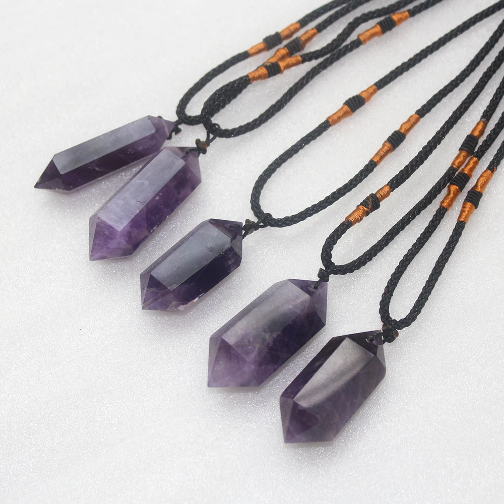 1 шт. кулон с кристаллом Runyangshi из натурального аметиста и кварца|Камни| |