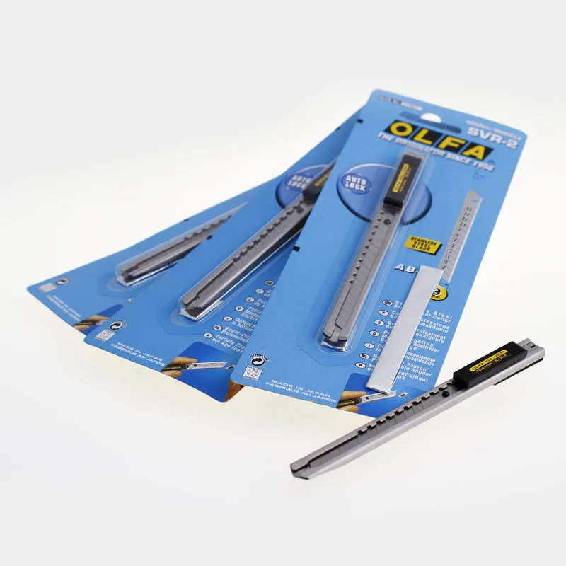 Сделано в Японии OLFA 9 мм нержавеющая сталь Автоматическая блокировка
