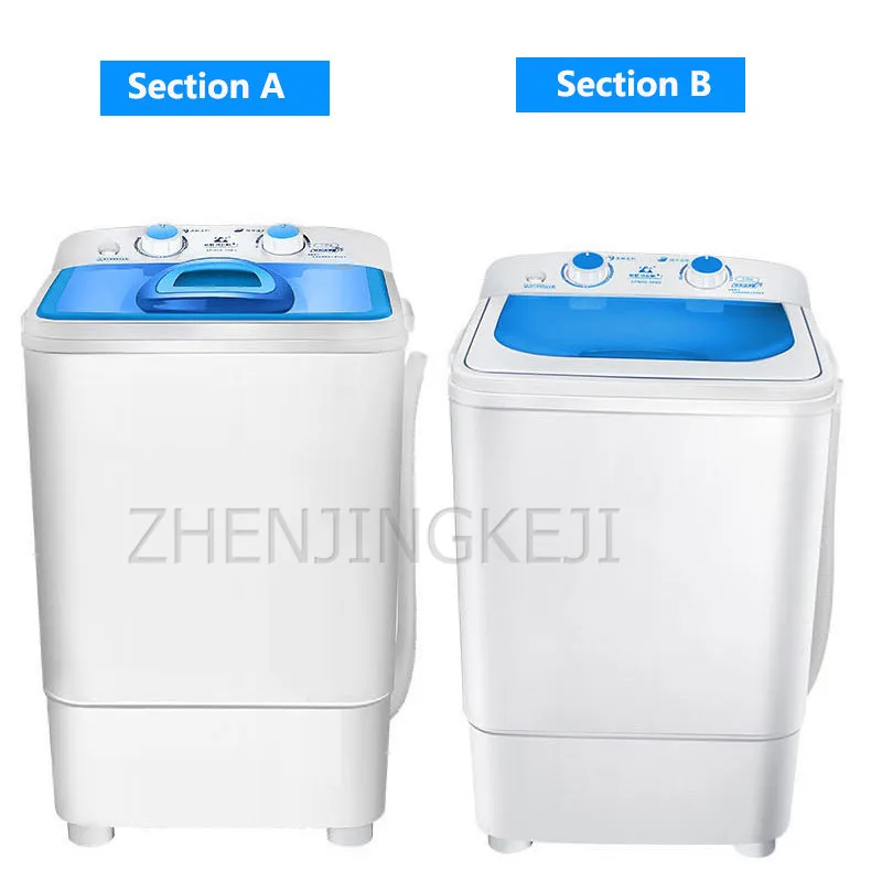 Мини стиральная машина 5 0 кг 220 В одноцилиндровая полуавтоматическая с