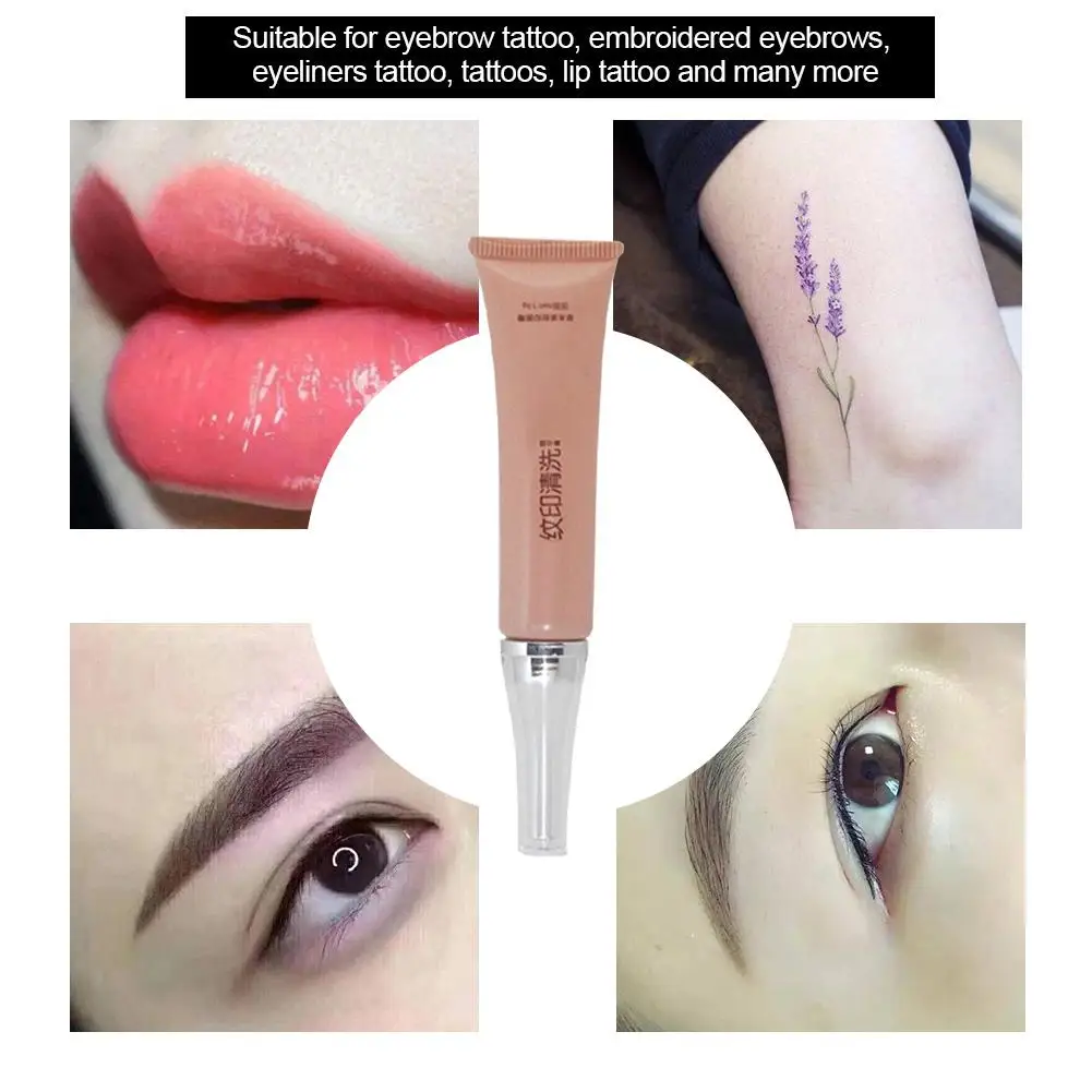 

Natural Plant Extract Tattoo Removal Cream Painless Eyebrow Eyeliner Skin Tattoo Cleaning Cream Color Fade Cream