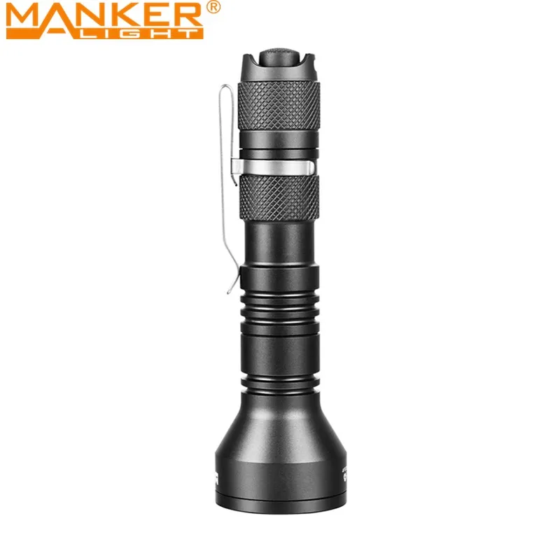 Карманная светодиодсветильник вспышка Manker MC12 (белый/зеленый/красный свет) + USB