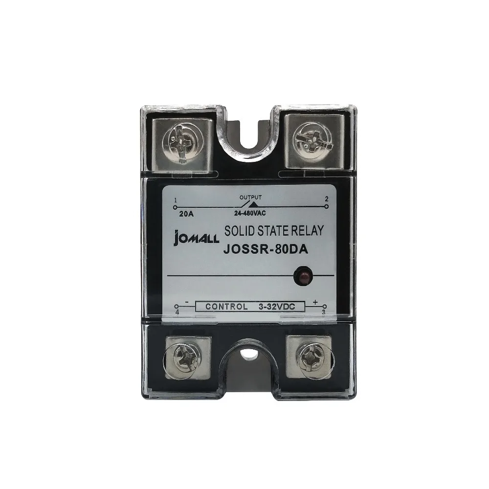 SSR-60DA 80DA 100DA 120DA DC управление AC SSR Однофазное твердотельное реле