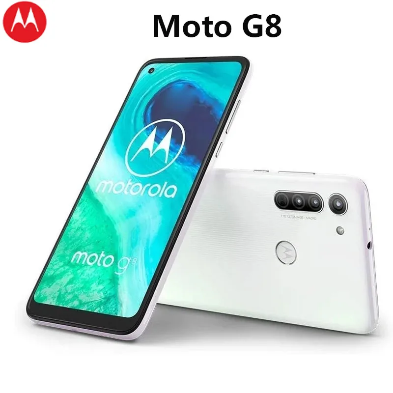 Фото Смартфон Motorola Moto G8 Android 10 3 + 32 ГБ 6 4 дюйма Qualcomm Snapdragon 665 тройная тыловая камера 4000