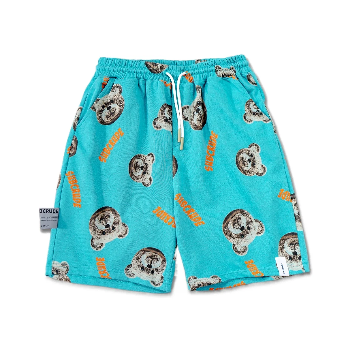 

UNCLEDONJM Funny print sweat shorts designer shorts men Hip Hop cotton shorts mens street wear fashion shorts for men UE044