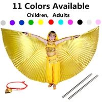 belly dance wings kids bellydance costumes adult bollywood belly dancing angle wings gold girls children 11 colors free sticks