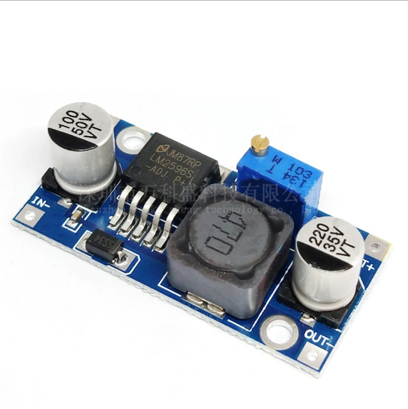 

Lm2596s DC-DC step-down power module buck 3A adjustable step-down and voltage stabilization over lm2576