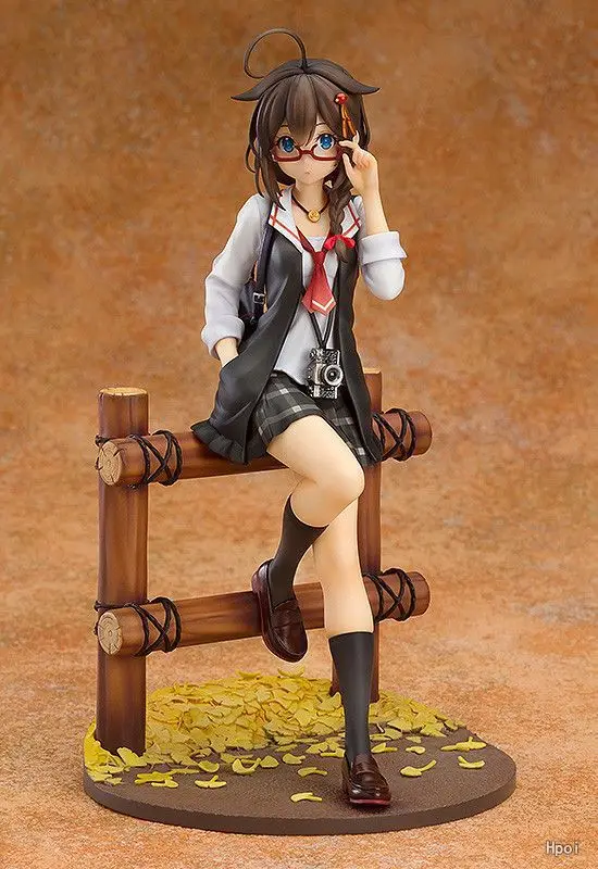 Япония аниме Kantai Коллекция Shigure Повседневная Ver.1/7 Масштаб ПВХ фигурка 21 см