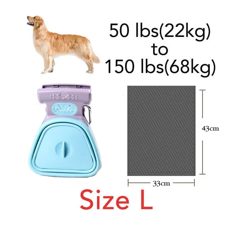 

Dog Poop Bag Dispenser Travel Foldable Pooper Scooper Poop Scoop With Bag Clean Pick Up Animal Waste Picker Cleaning Pet Product