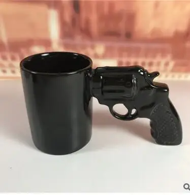 Пистолета творческой личности стильная кофейная кружка молочная студенческая