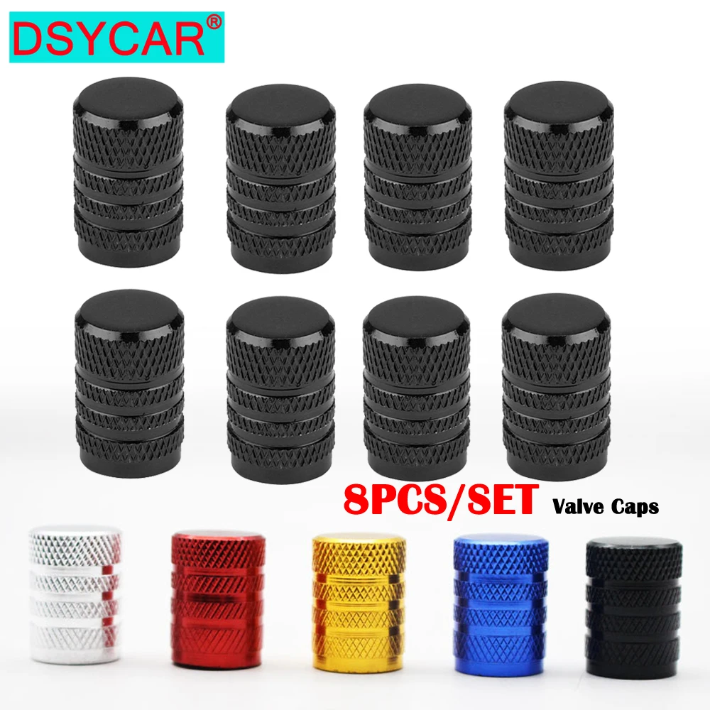 Колпачки клапанов DSYCAR 8 шт./лот предотвращают коррозию автомобильные колпачки от