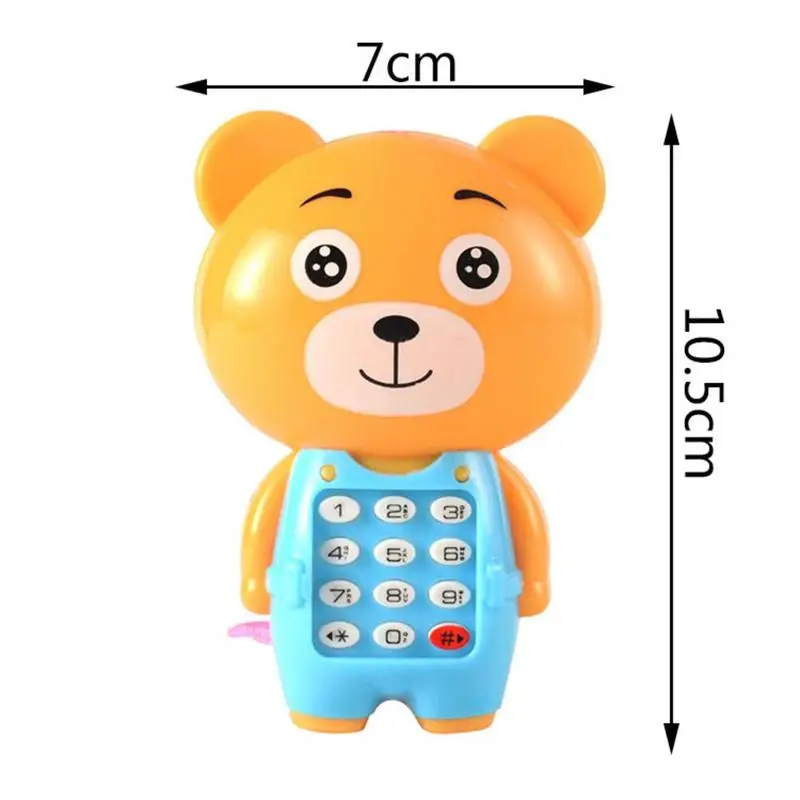 

Mobile Phone Educational Learning Music Machine Electronic Toy Children Gift Cute Cartoon Toy Gift Children Mini Phone Z8J5