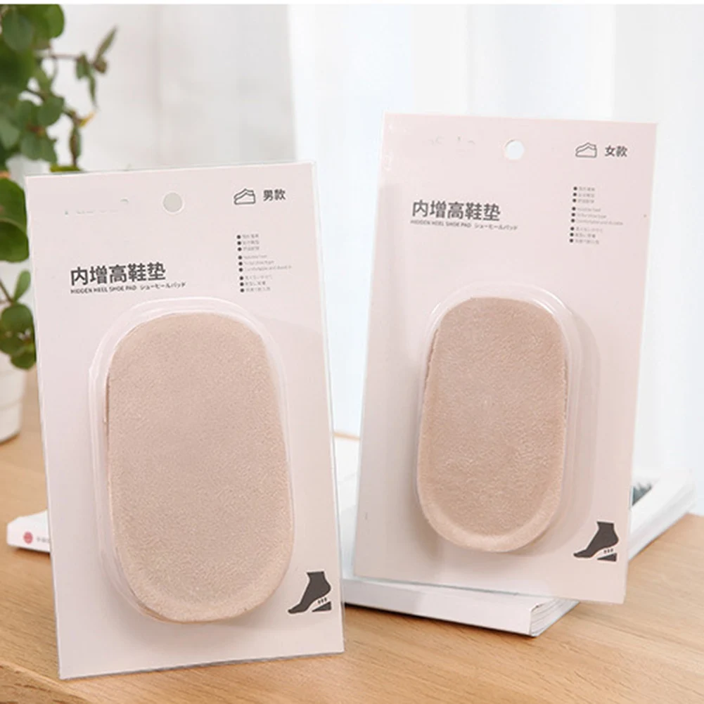 

1 Pair Invisible Heightening Insole Heel Shoe Insert Pad Foot Cushion Soft Delicate Absorbs Sweat Insole Height Increase