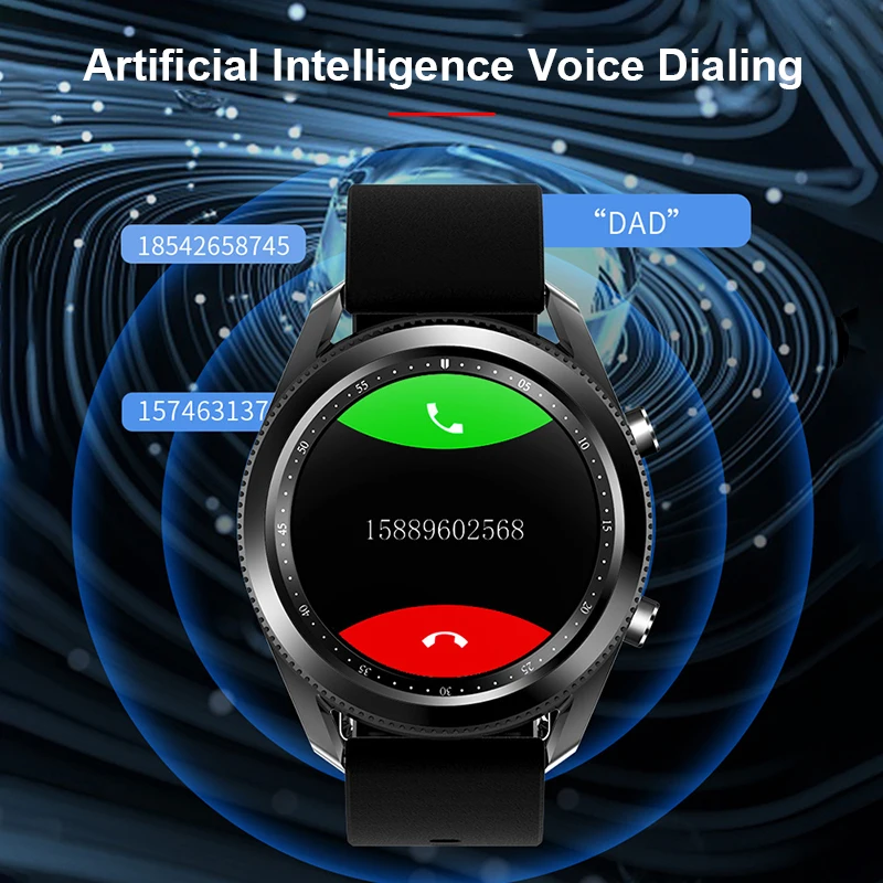 

LEEHUR Smart Watch Men's Bluetooth Call Plus Play Music Remote Control Camera Photo Heart Rate Sports Smartwatch For iOS Android