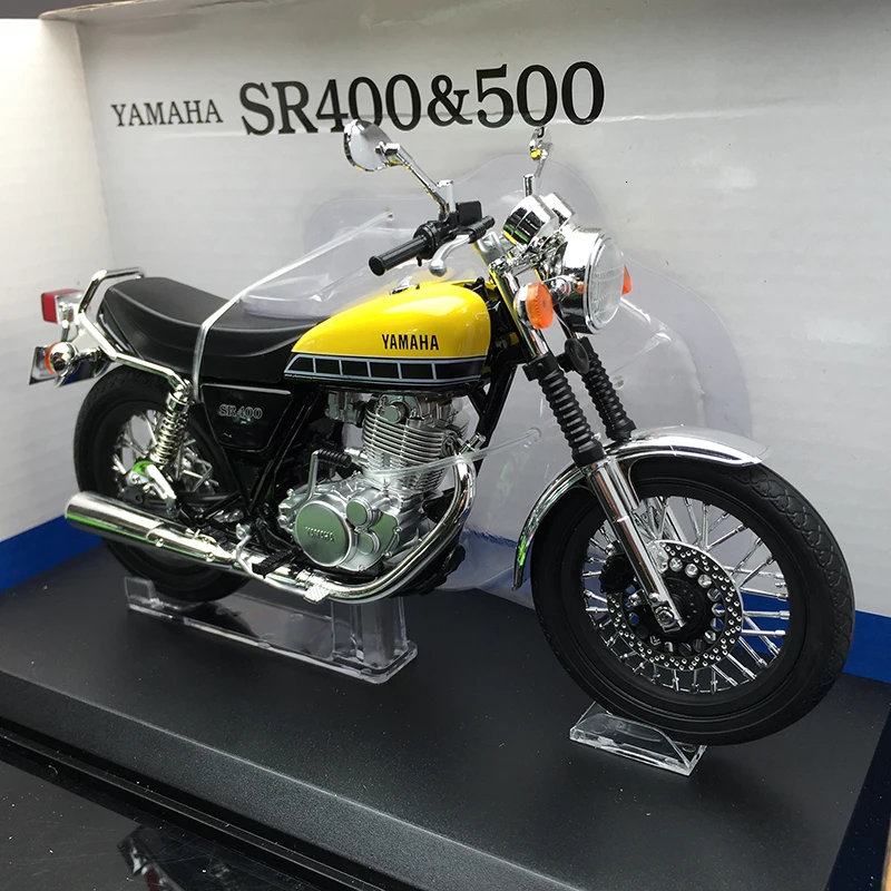 1:12 новый Sr 400 500 мотоцикл Сплав ABS локомотив детские игрушки коллекция дисплей