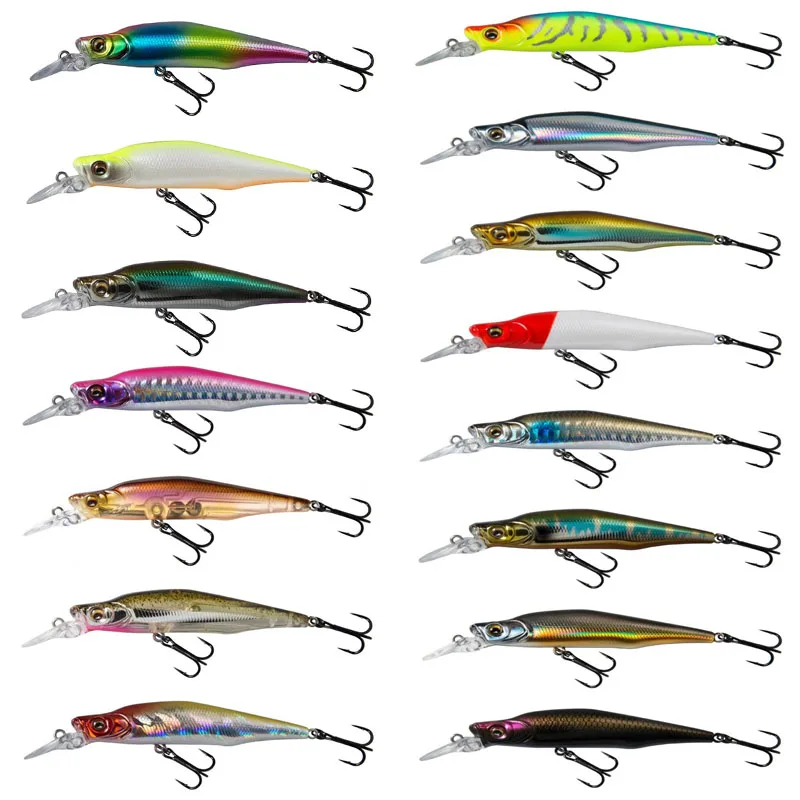 1PCS Laser Minnow Fishing Lure 7.5CM 8.5G Pesca Hooks Fish Wobbler Tackle Crankbait Artificial Japan Hard Bait Swimbait | Спорт и