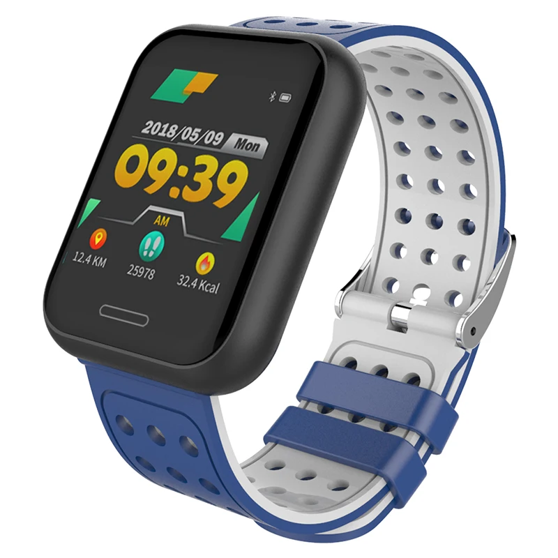 Смарт часы A8 IP67 водонепроницаемые спортивные для фитнеса трекер сердечного