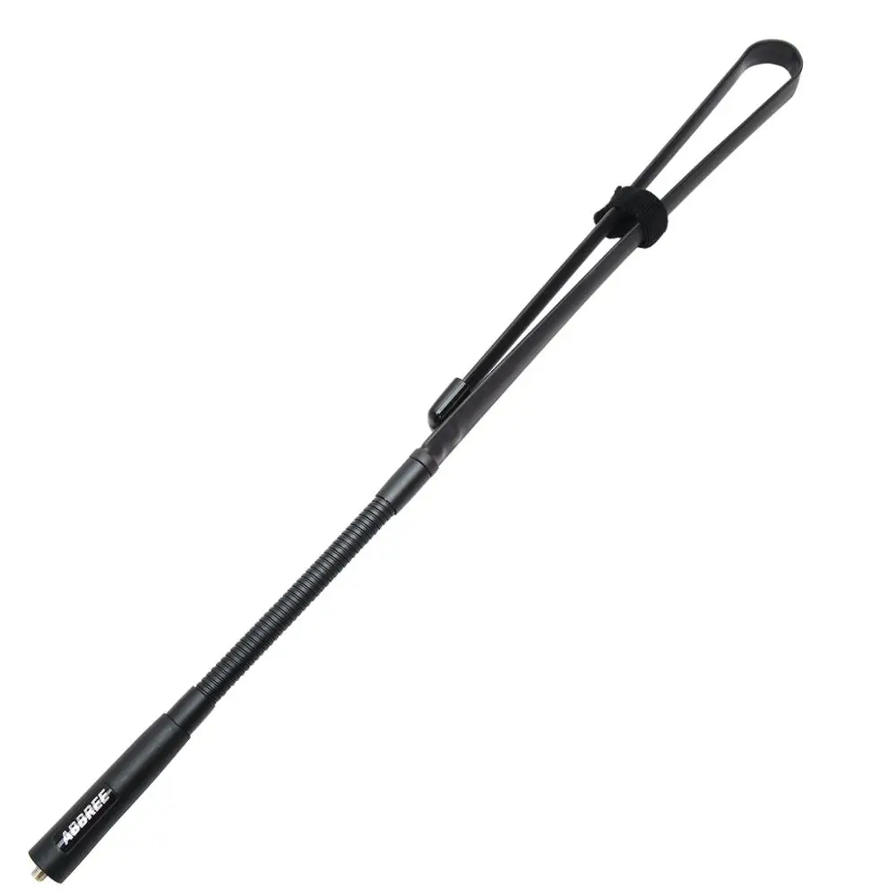 ABBREE AR-152G Gooseneck 88 см SMA-Female 144/430 МГц VHF UHF Двухдиапазонная тактическая антенна для Baofeng UV-5R UV-82 рация