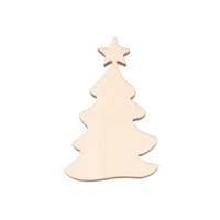 laser cut christmas decorations silhouette blank unpainted 25 pieces wooden shape 0381