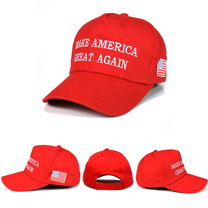 Новинка лидер продаж один товар красная шляпа Дональда Трампа новая хлопковая
