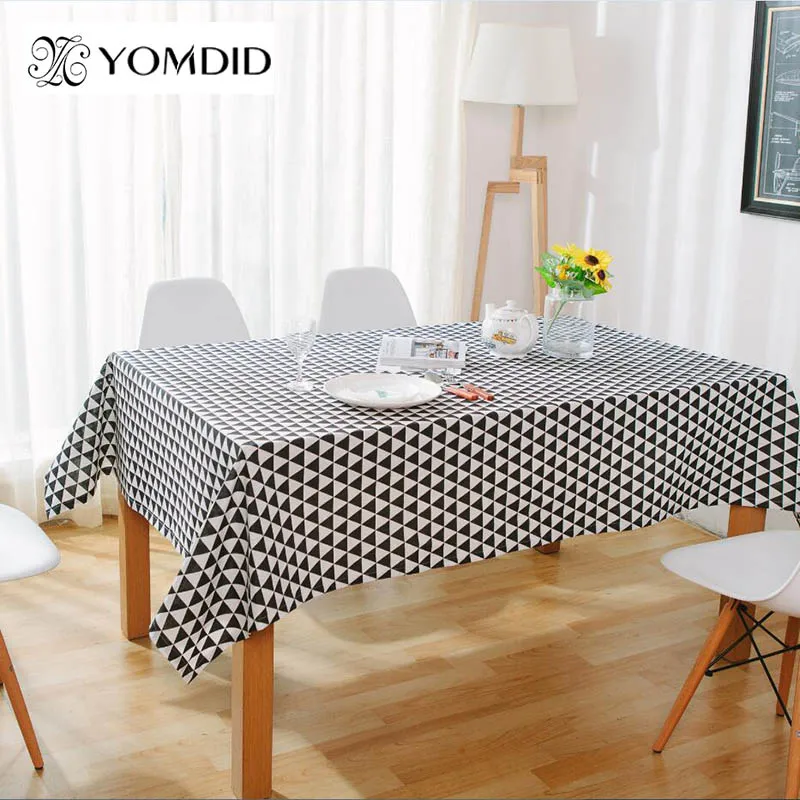 fashion northern europe tablecloth cotton&linen rectangle tea coffe desk  table  restaurant cover towel cloth home decor