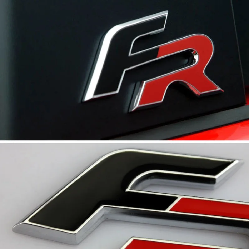 3D металлические FR автомобильные наклейки эмблема на задний багажник значок для