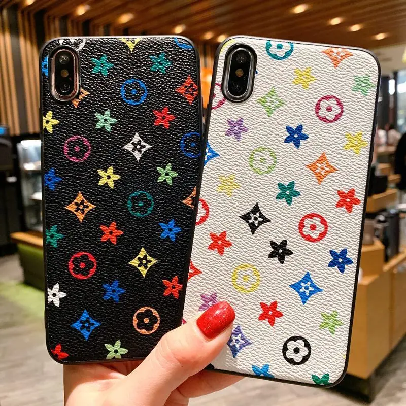 Personalized classic floret case for iPhone11 X XS XR XSMax 8 7 6 6S PluS business hard shell anti-drop protection back cover |