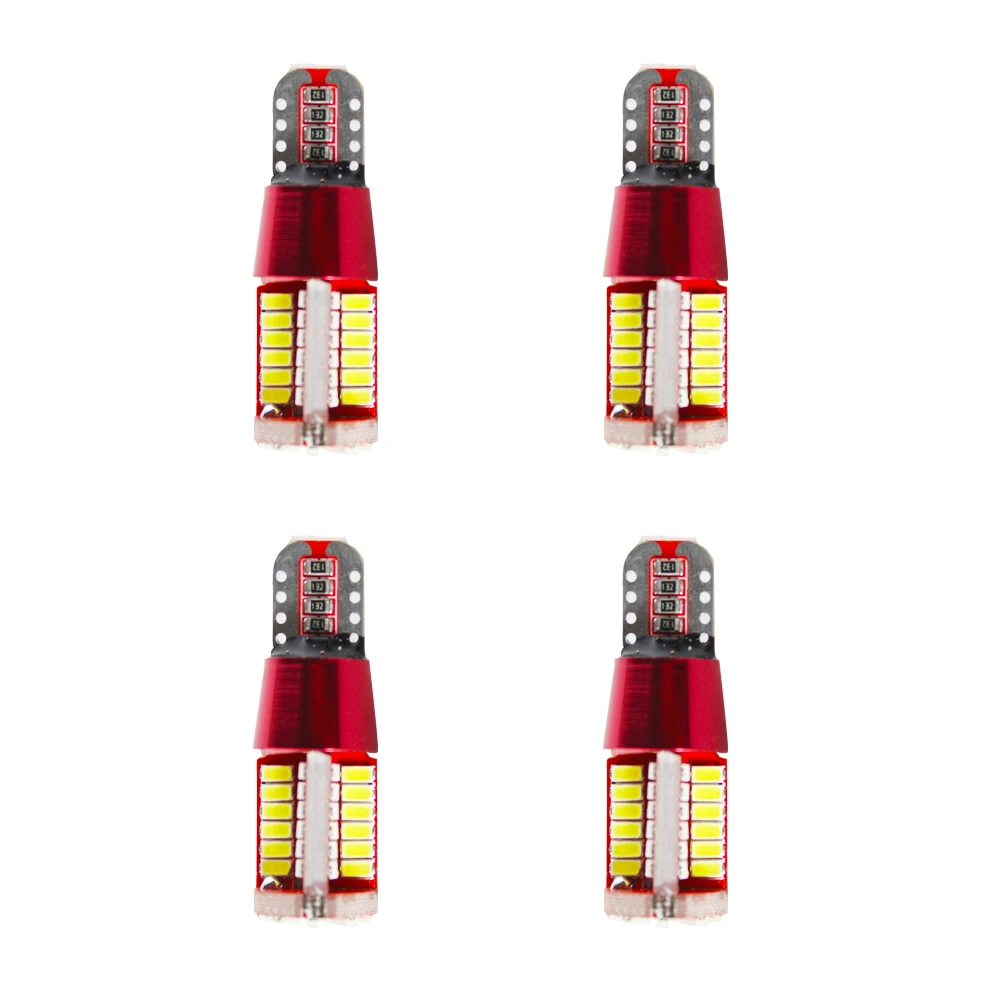 4 шт. белый Can bus No Error T10 W5W 57 светодиодный светильник 3014 SMD для вождения автомобиля
