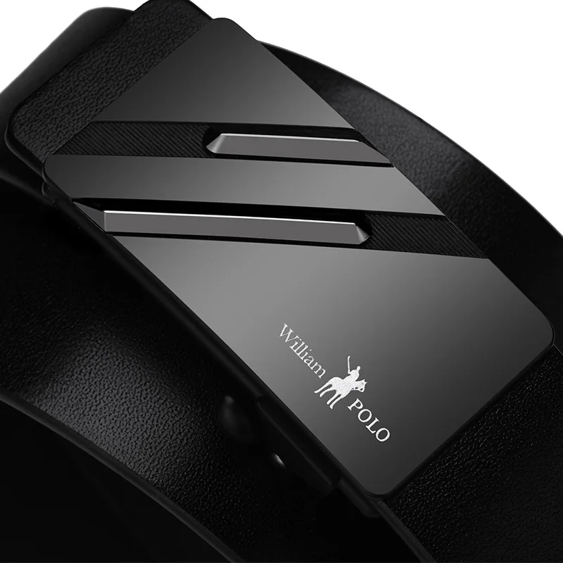 Ремень WILLIAMPOLO из натуральной кожи с автоматической пряжкой шикарный брендовый