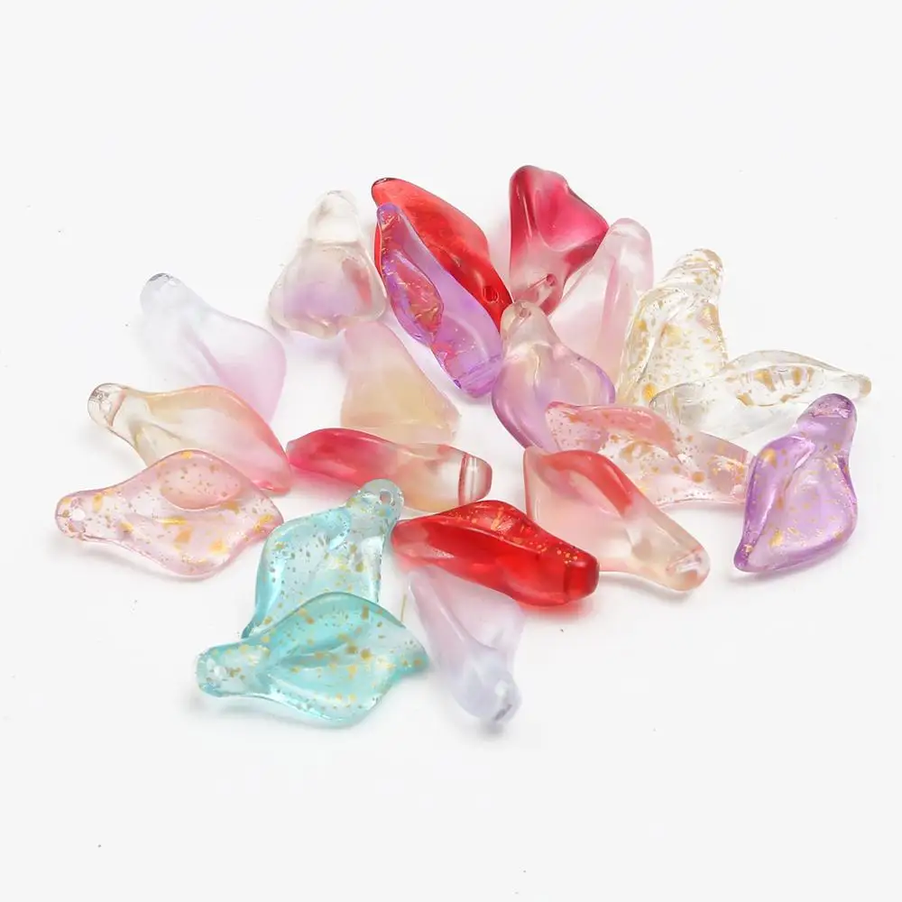 10 шт. Calla форма для лилии бусины в форме фонаря стеклянные изготовления ювелирных