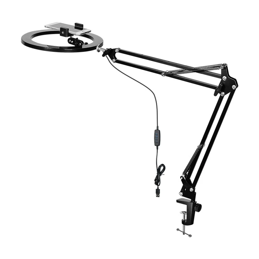 Осветитель кольцевой MAMEN 10 дюймов USB с поддержкой Селфи|Фотографическое