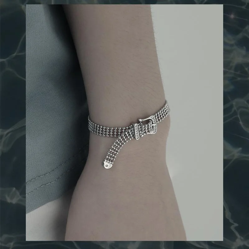 

Браслеты Женские в ретро стиле, Роскошный дизайнерский светлый браслет с полыми круглыми бусинами и пряжкой из циркония, аксессуары для дев...