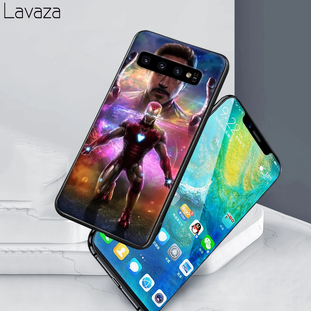 Мягкий чехол Marvel Iron man Stark для Samsung Galaxy A6 Plus A7 A8 A9 A10S A20S A20E A30S A40S A50S A60 A70S M10 M20 M30 M40 |