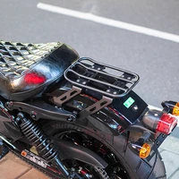motorcycle black luggage carrier rack support holder saddlebag cargo shelf bracket kit for gv300s