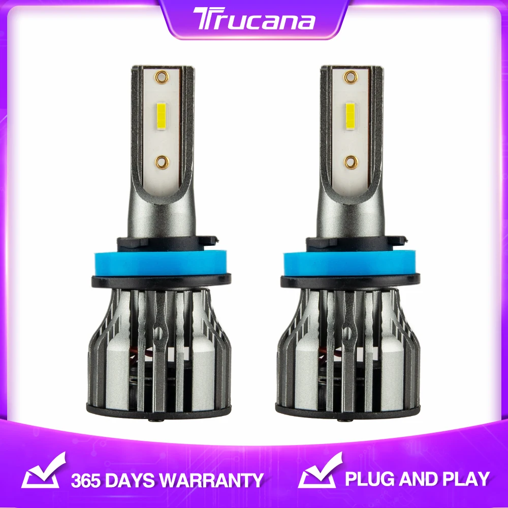 

Trucana NEW! Car Headlight Bulbs H4 H7 H1 H11 9005 9006 9012 880 5202 H13 9004 9007 Fog Lights LED CANBUS 12V LED Lamp 48W 6000K