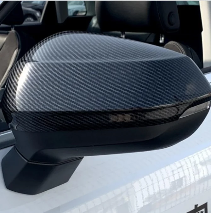 

Стайлинг автомобиля зеркало заднего вида защитный чехол отделка наклейки 2 шт. для Audi Q3 2019 углеродное волокно цветные автомобильные внешние аксессуары