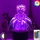 3D лампа Аниме Фигурка Haikyuu манга Koutarou Bokuto подарок на день Святого Валентина праздничное светодиодное освещение украшение для детской спальни ночник