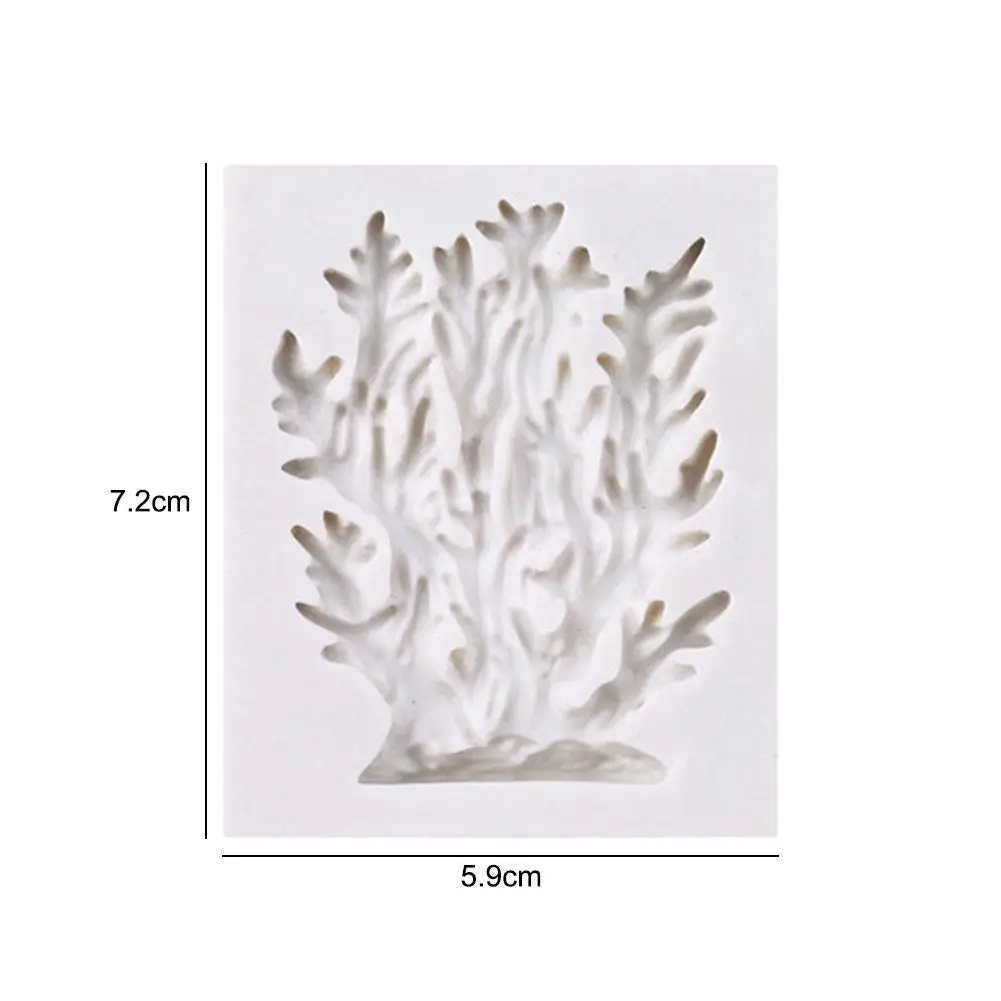 

Sea Coral Shape Silicone Mold Fondant Mold Cake Decorating Tools Chocolate Mold Color Made Of Silicone High Quality Hot Sale