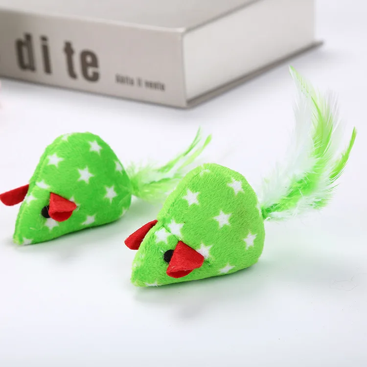 Рождественская маленькая игрушечная Мышка для кошки кошачья кошка царапается