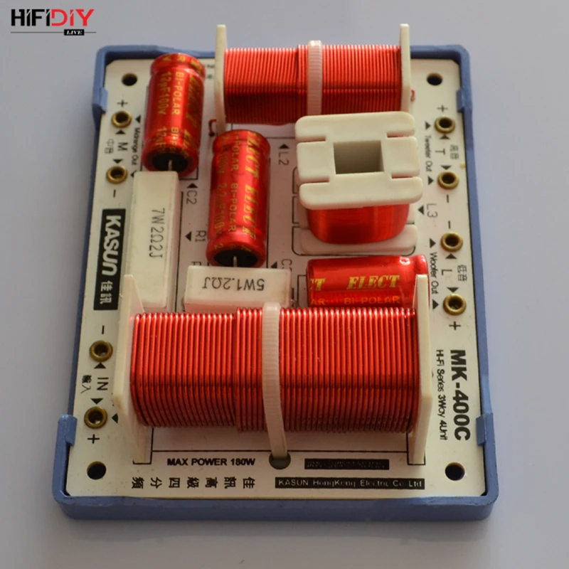 HIFIDIY LIVE MK-400C 3 Way 4 динамик (твитер + mid 2 * бас) HiFi s аудио кроссовер с делителем частоты